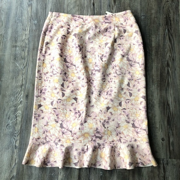 ANTHROPOLOGIE FLORAL SKIRT - Picture 4 of 6